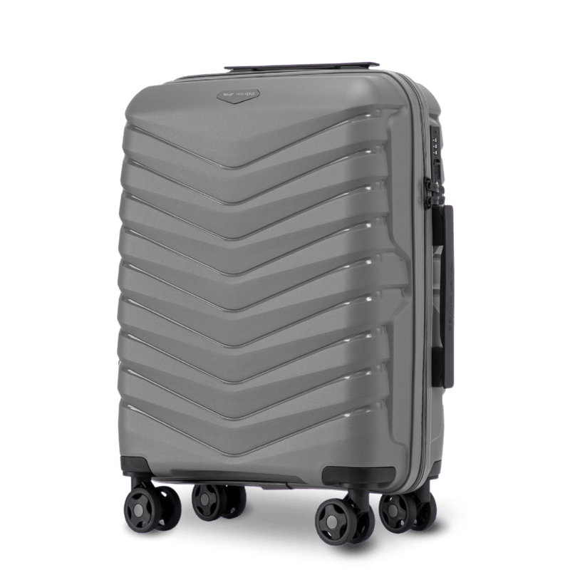 Walizka kabinowa Wings PHOENIX polipropylen 20" DARK GREY