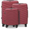 Zestaw 3 walizek Wings PHOENIX 2.0 polipropylen BURGUNDY