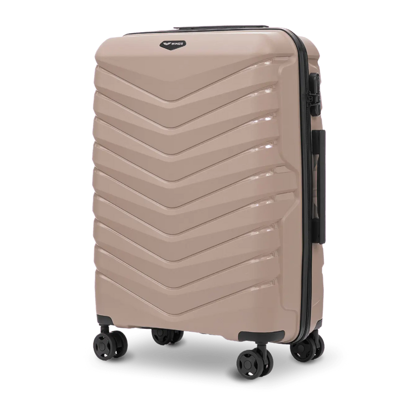 Walizka średnia Wings PHOENIX 2.0 polipropylen 24" CHAMPAGNE