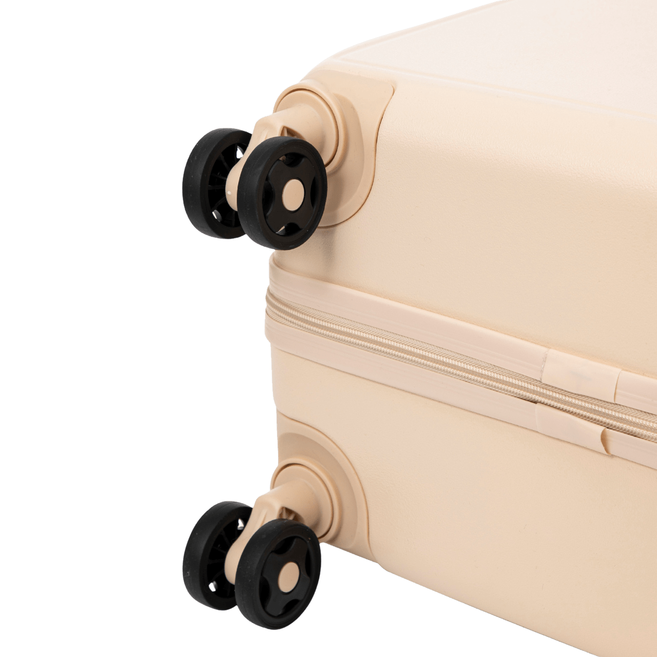 Walizka kabinowa Wings ABS+ 20" Customized DIRTY WHITE POPIERSIE