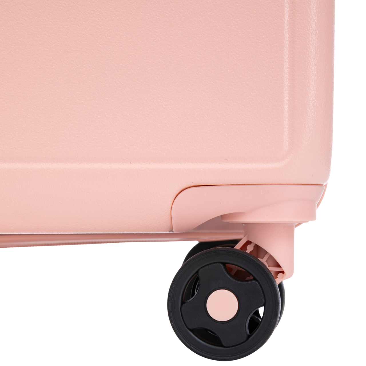 Walizka kabinowa Wings ABS+ 20" Customized SOFT PINK DOG