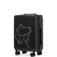 Walizka kabinowa Wings ABS+ 20" Customized BLACK DOG