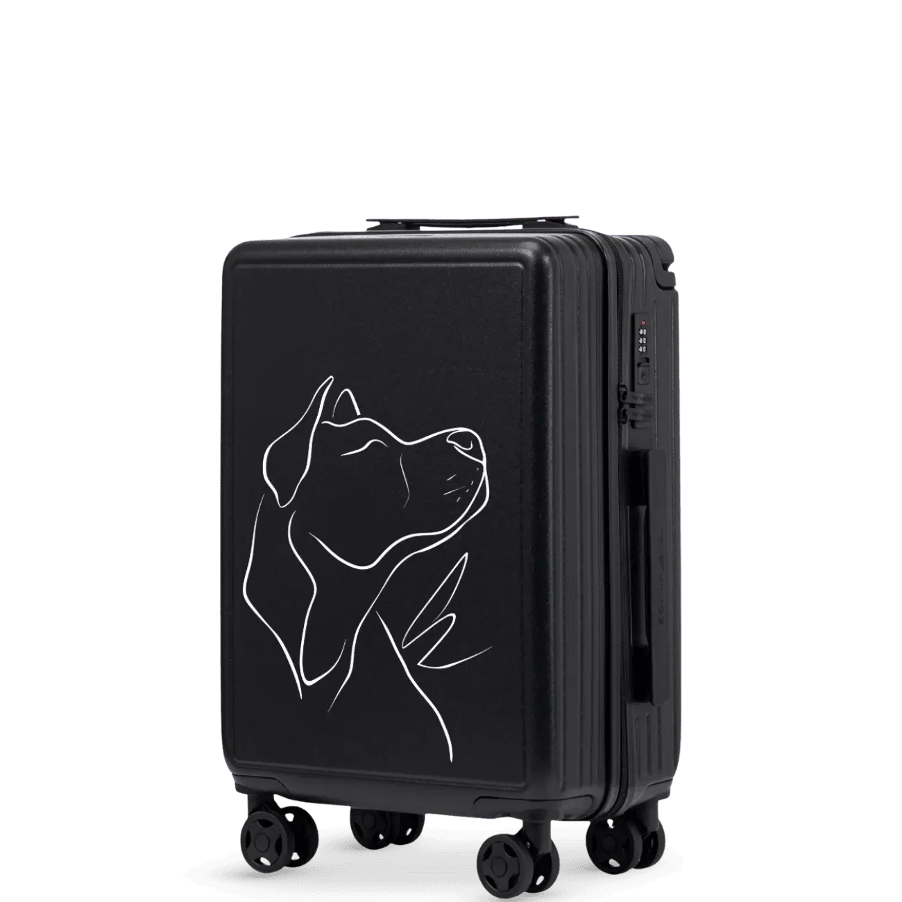 Walizka kabinowa Wings ABS+ 20" Customized BLACK DOG customized
