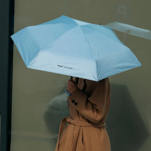Parasolka kieszonkowa WINGS LIGHT BLUE