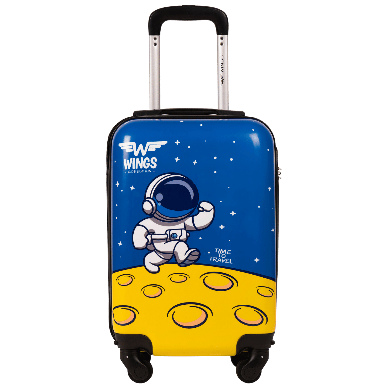 WALIZKA KIDS KABINOWA TWARDA WINGS BLUE ASTRONAUT XS 18"