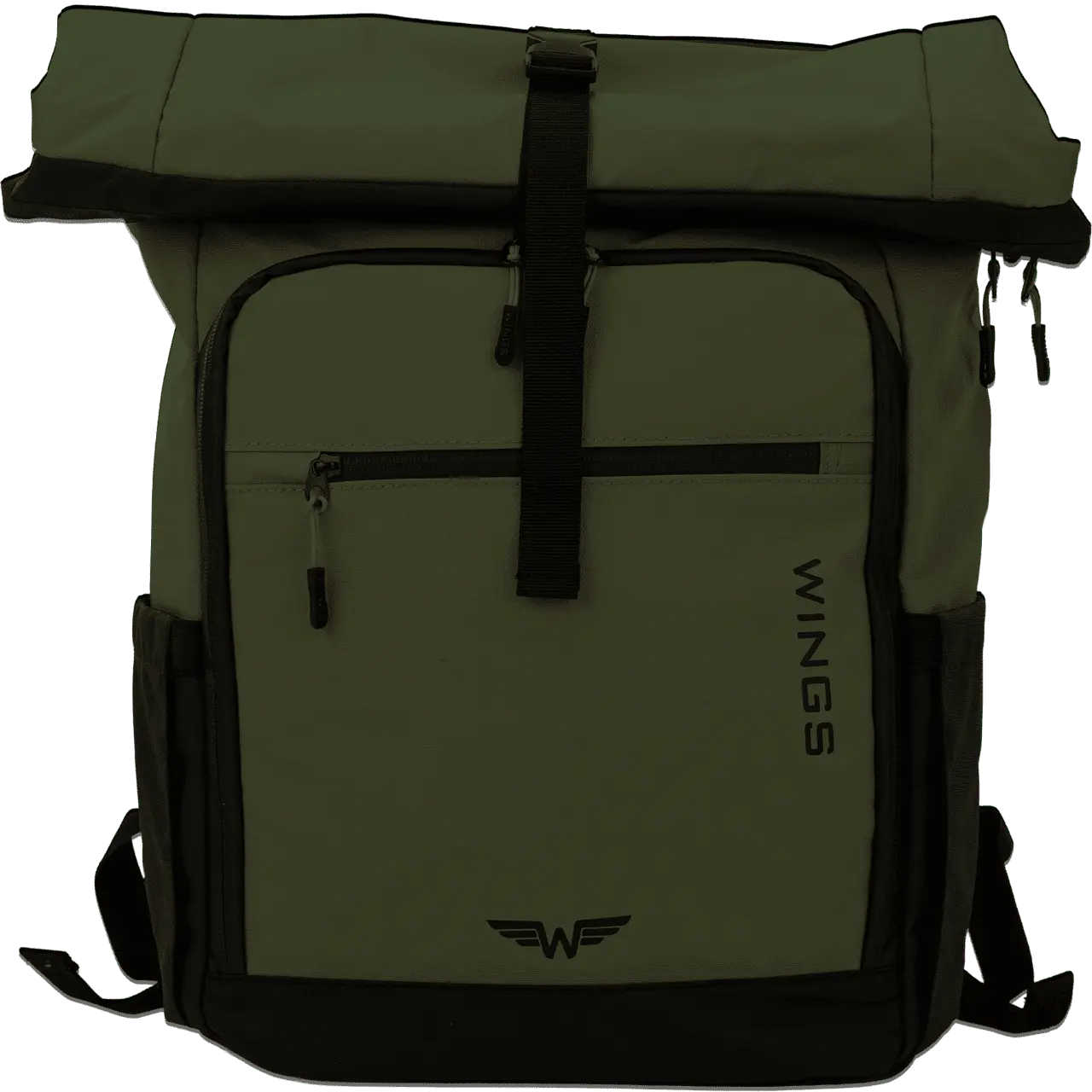 WINGS Plecak podróżny zwijany 29 L ROOK dark green ROOK COLLECTION