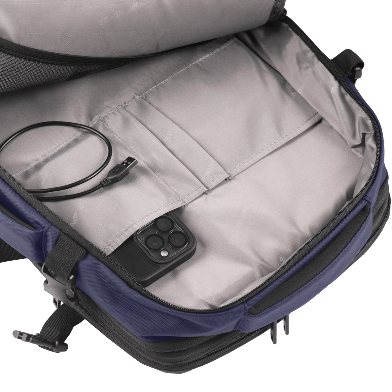 Wielofunkcyjny plecak  z poszerzeniem VIREO 002 - BLUE