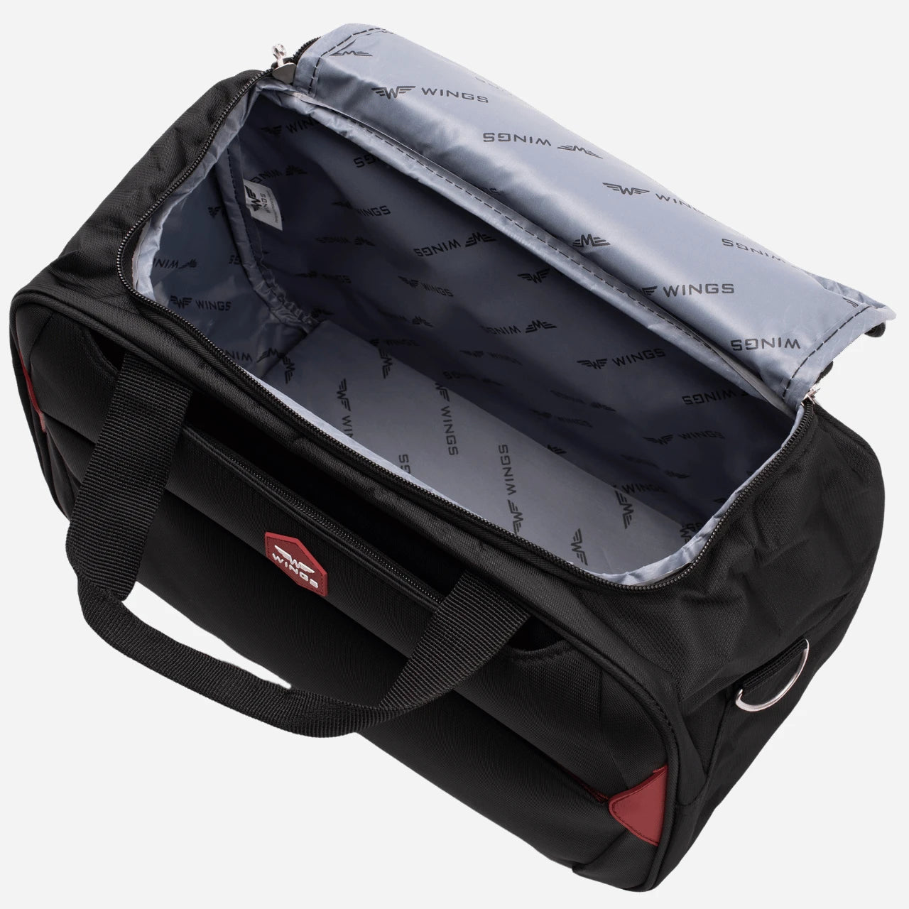 Zestaw 3 walizek DIPPER + torba podręczna Wings BLACK DIPPER COLLECTION