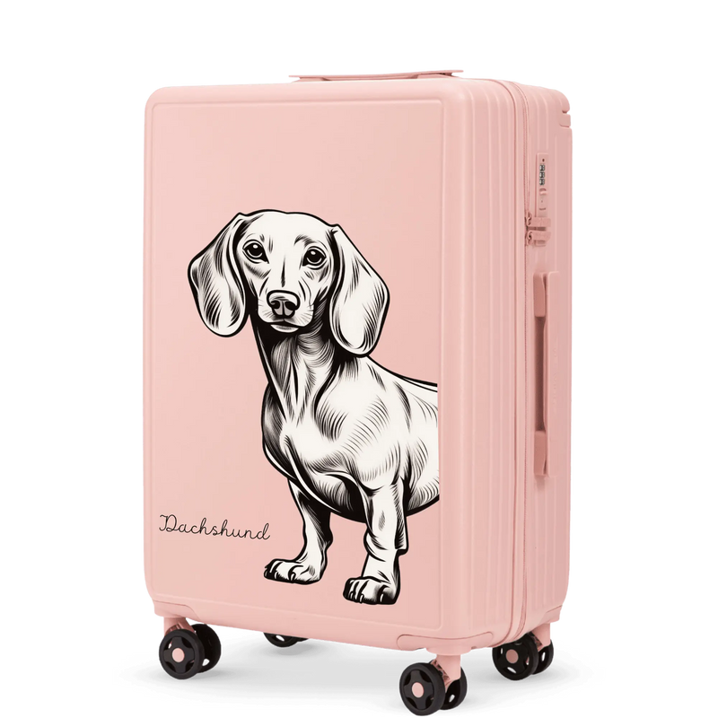 Walizka średnia Wings ABS+ 24" Customized SOFT PINK JAMNIK