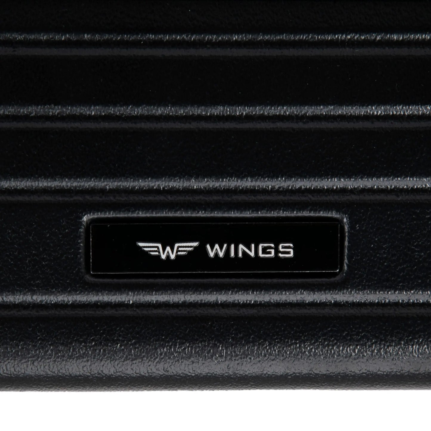 Walizka średnia Wings ABS+ 24" Customized BLACK JAMNIK customized