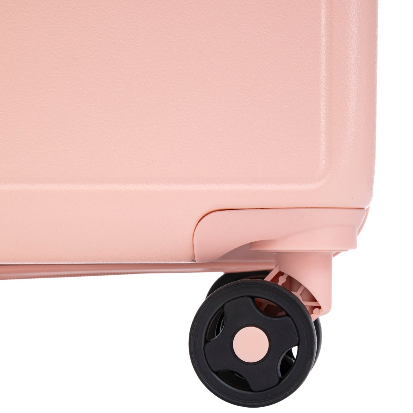 Walizka kabinowa Wings ABS+ 20" Customized  SOFT PINK LIPS