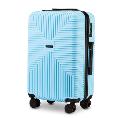 Walizka średnia WINGS PC ECO JACKDAW 24" LIGHT BLUE