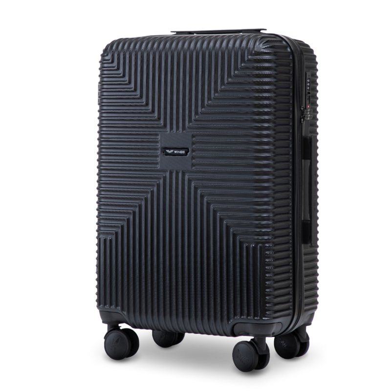 Walizka średnia WINGS PC ECO JACKDAW 24" BLACK