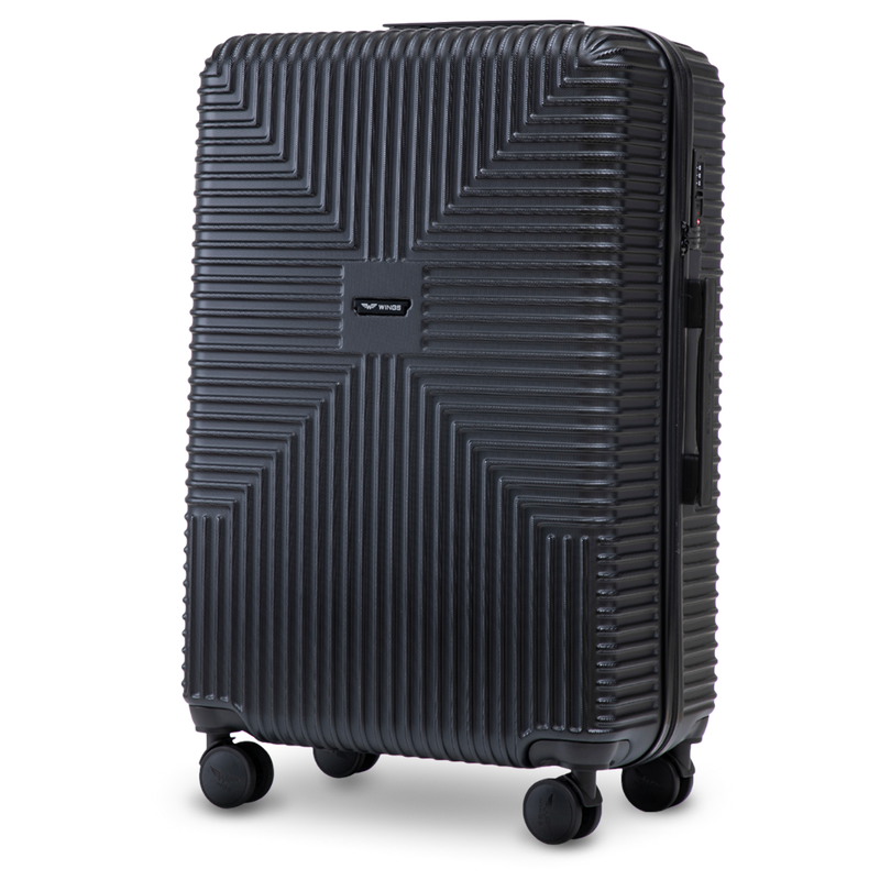 Walizka duża WINGS PC ECO JACKDAW 28" BLACK