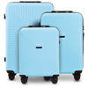 Komplet 3 walizek WINGS PC ECO JACKDAW LIGHT BLUE