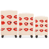 Komplet 3 WALIZEK Wings ABS+ Customized DIRTY WHITE LIPS