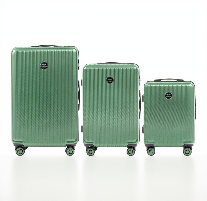 Zestaw 3 walizek Wings PC African Eagle 2.0 ARMY GREEN