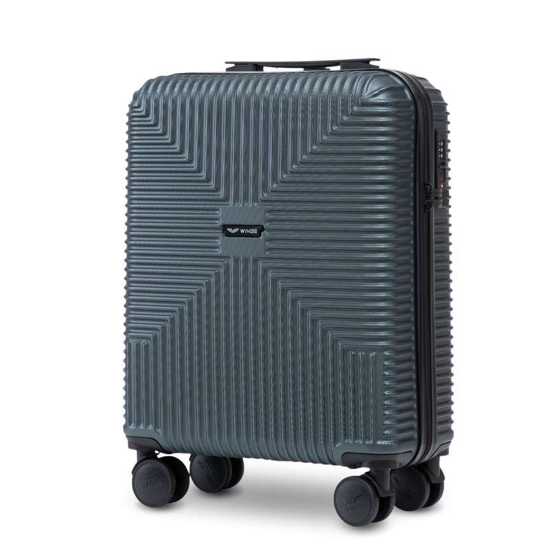 Walizka kabinowa WINGS PC ECO JACKDAW 20" DARK GREEN