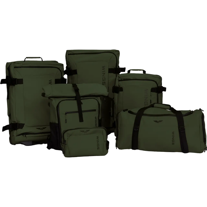 WINGS Komplet podróżny 6w1 ROOK dark green