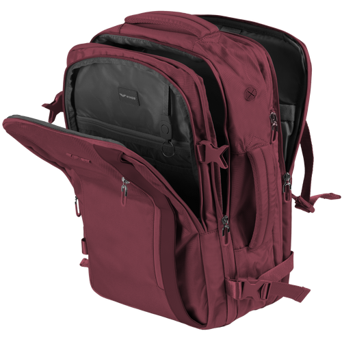 WINGS Plecak wielofunkcyjny SKYLARK poszerzany Burgundy