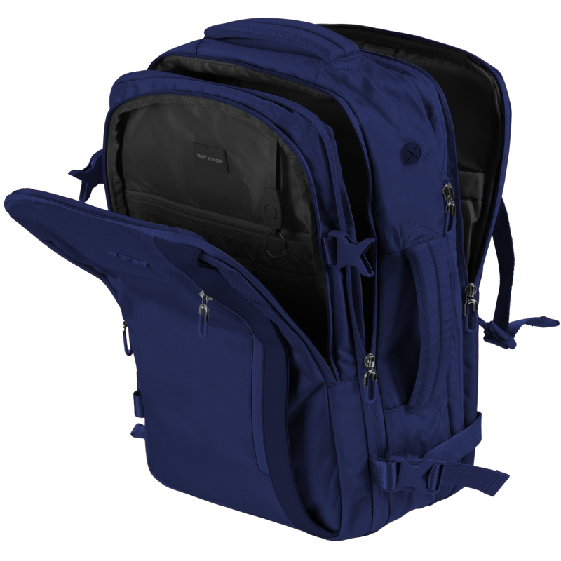 WINGS Plecak wielofunkcyjny SKYLARK poszerzany Blue