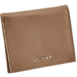 Mały portfel damski WINGS ze skóry naturalnej BEIGE