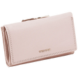 Damski portfel skórzany WINGS z ochroną RFID o pojemnym wnętrzu PINK