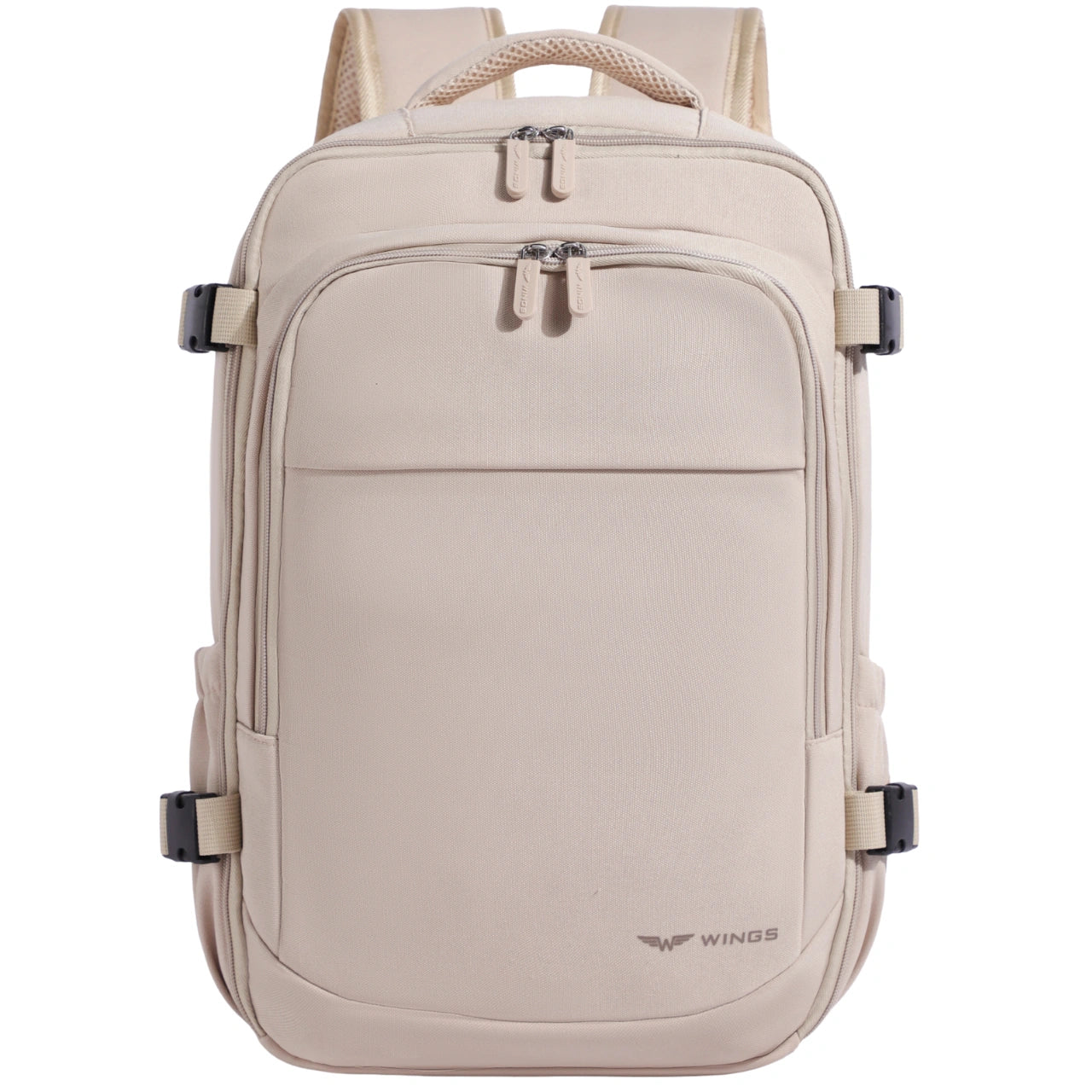 Plecak kabinowy WINGS  bagaż podręczny Ryanair i Wizz Air, lekki plecak podróżny KHAKI CABIN BACKPACK