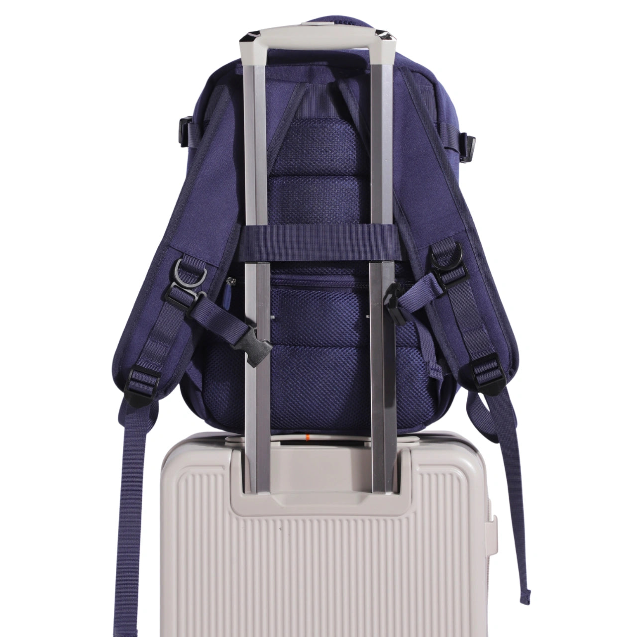 Plecak kabinowy WINGS  bagaż podręczny Ryanair i Wizz Air, lekki plecak podróżny BLUE CABIN BACKPACK