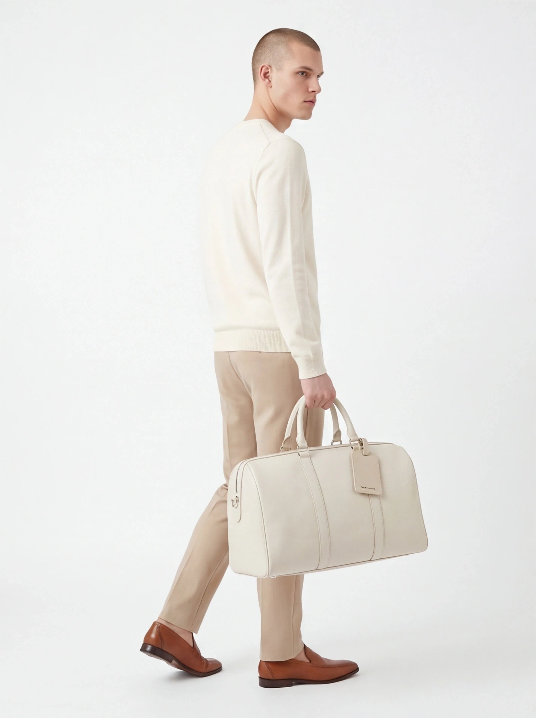 Identyfikator bagażu WINGS zawieszka do walizki tag BEIGE TRAVEL MUST HAVE