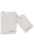Etui na paszport i identyfikator do bagażu - elegancki zestaw podróżny z PU leather BEIGE
