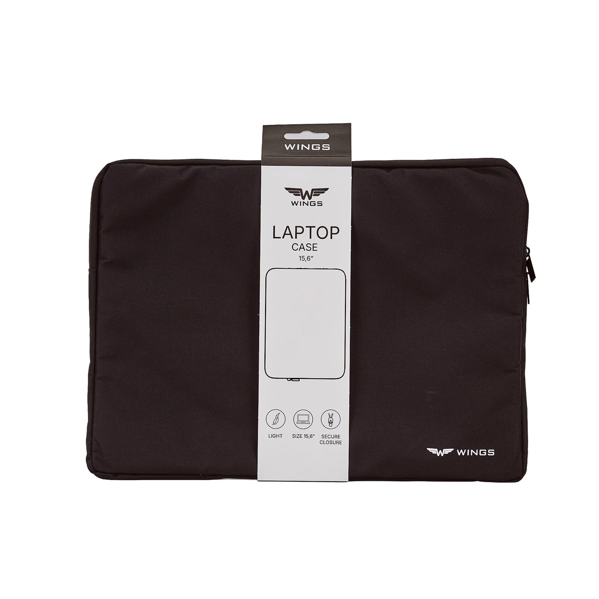 Pokrowiec na laptopa 15,6 WINGS BLACK