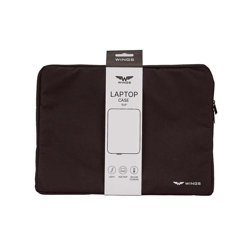 Pokrowiec na laptopa 15,6 WINGS BLACK