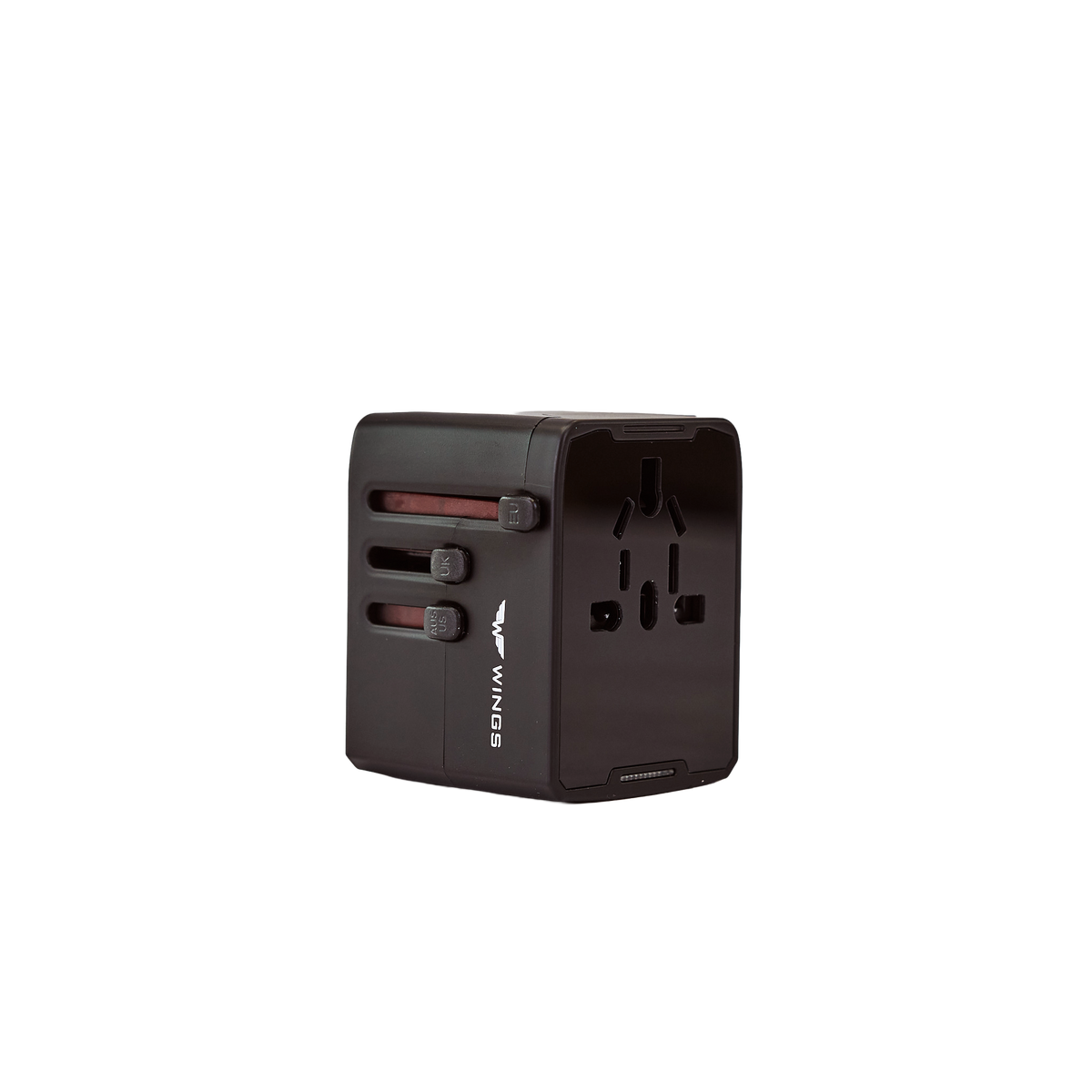Adapter podróżny do gniazdek EU US AUS UK USB WINGS