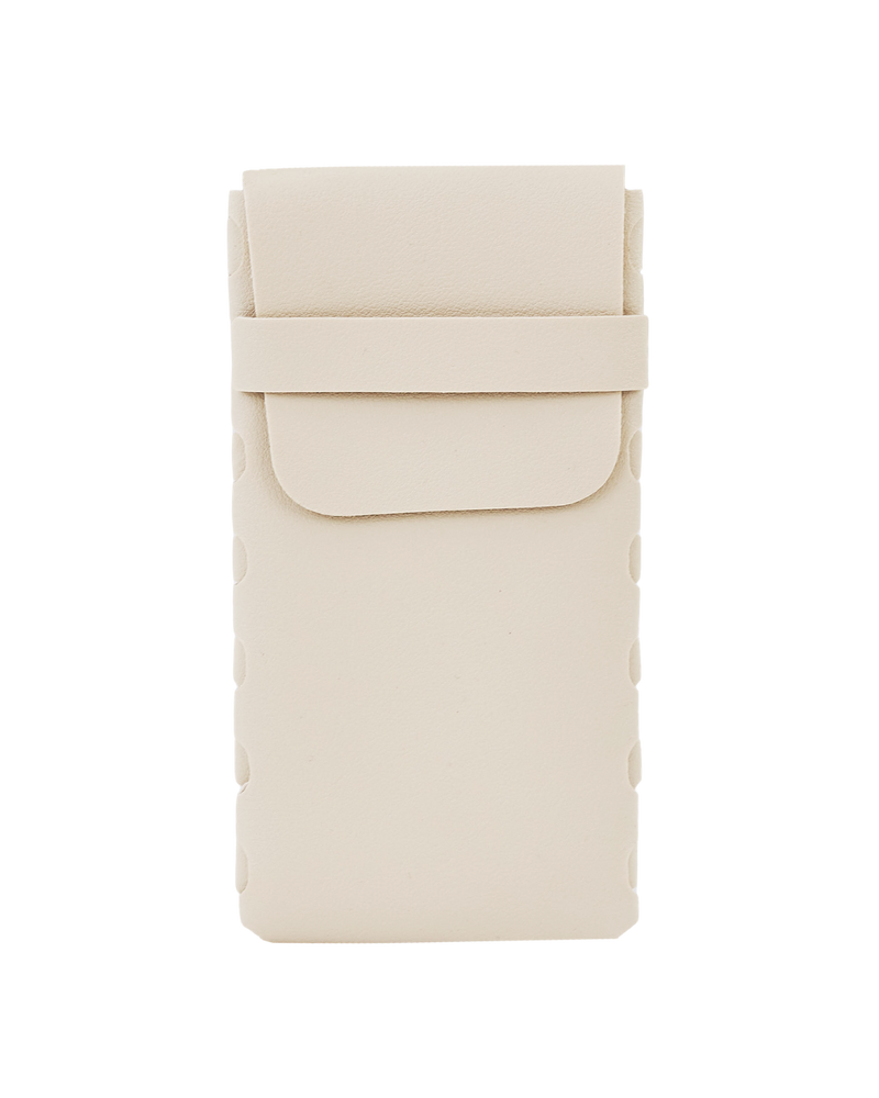 Pokrowiec na okulary WINGS zamykany na klapkę - BEIGE