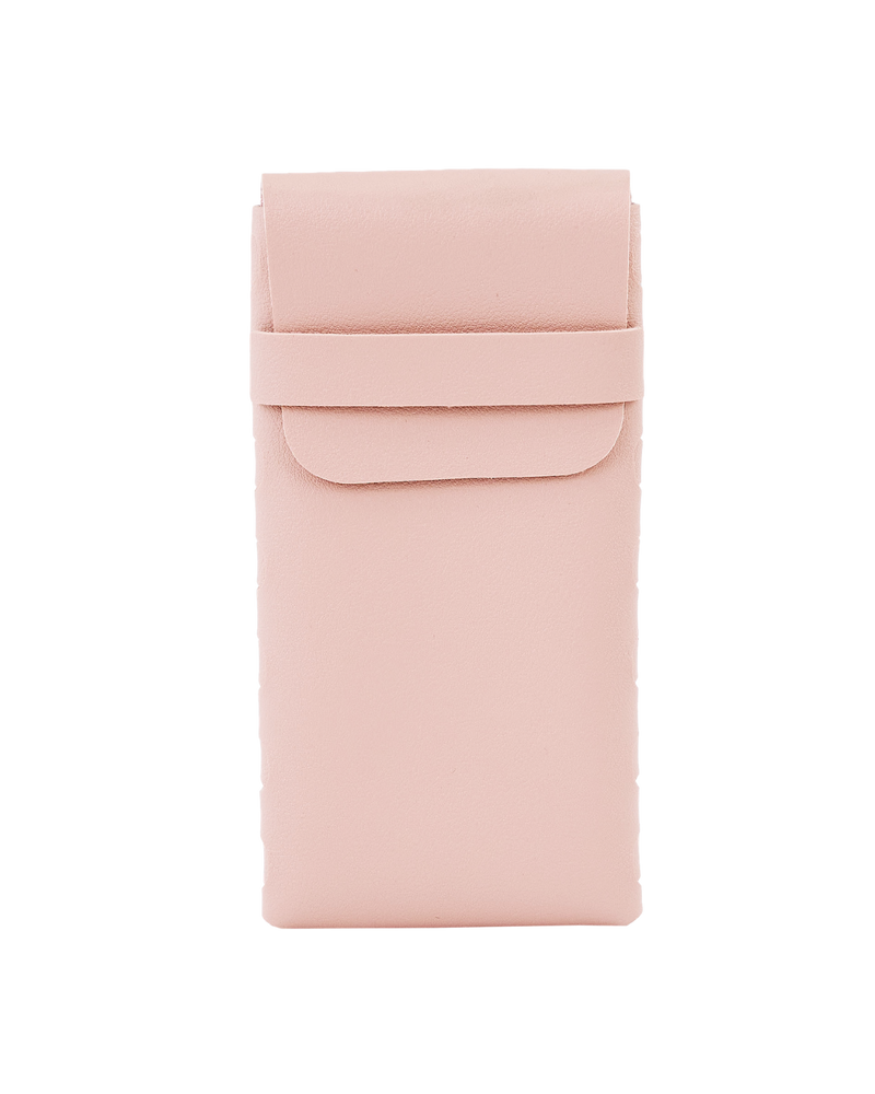Pokrowiec na okulary WINGS zamykany na klapkę - PINK