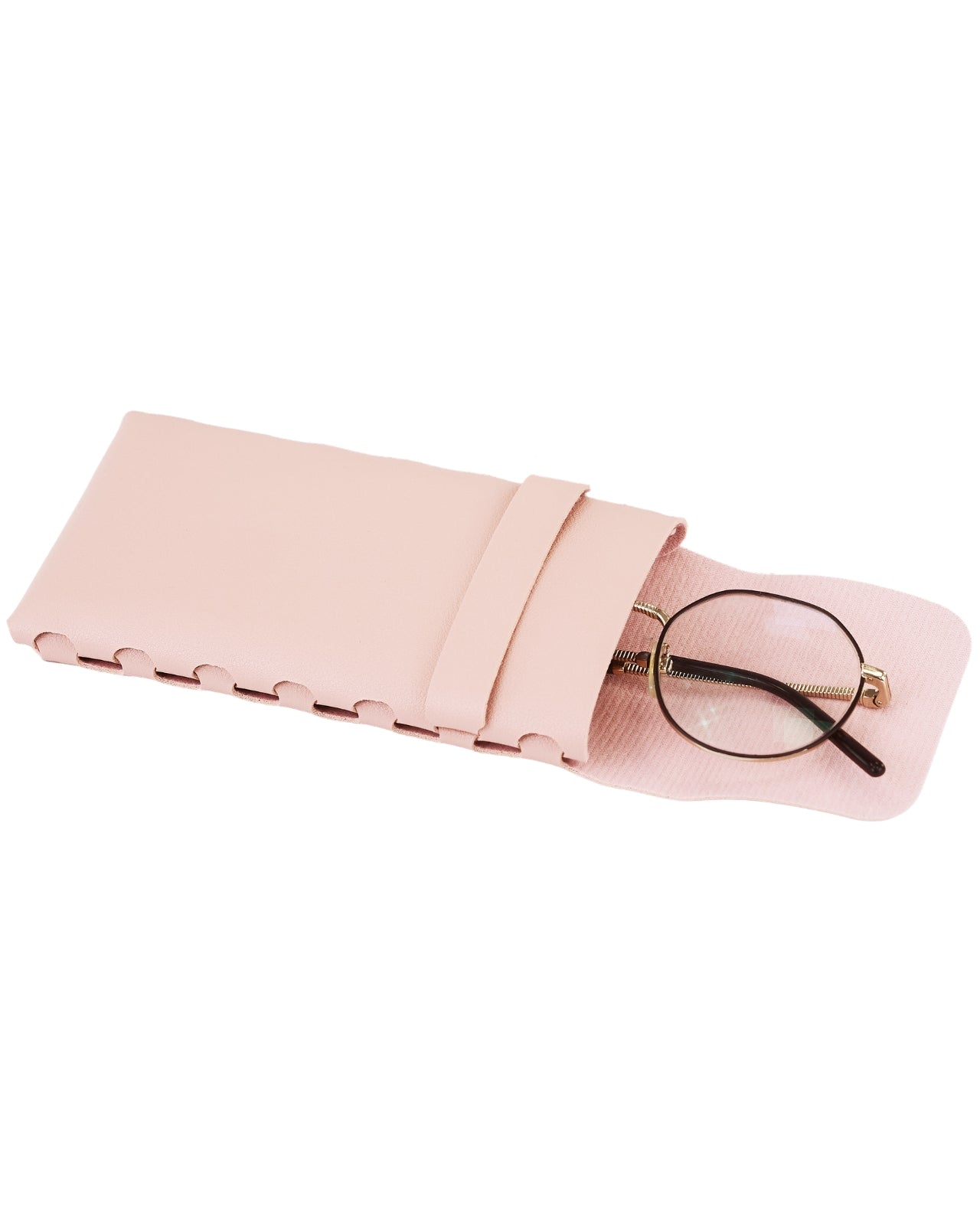 Pokrowiec na okulary WINGS zamykany na klapkę - PINK TRAVEL MUST HAVE