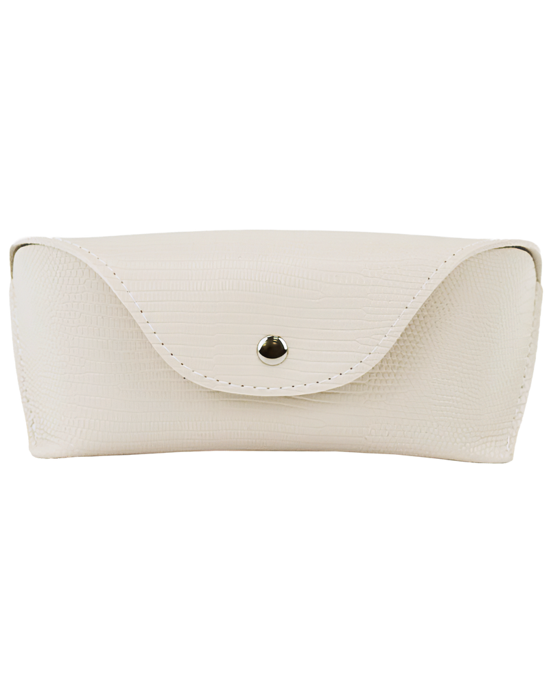 Eleganckie etui WINGS na okulary - BEIGE