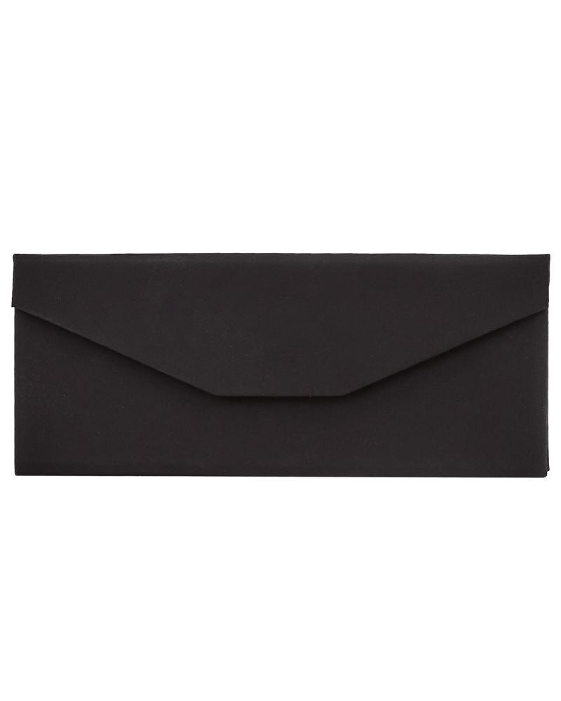 Składane w trójkąt etui na okulary - BLACK