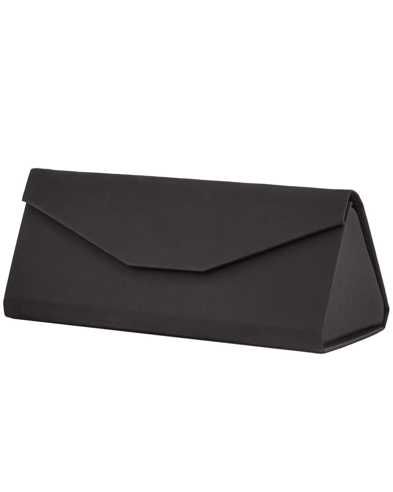 Składane w trójkąt etui na okulary - BLACK