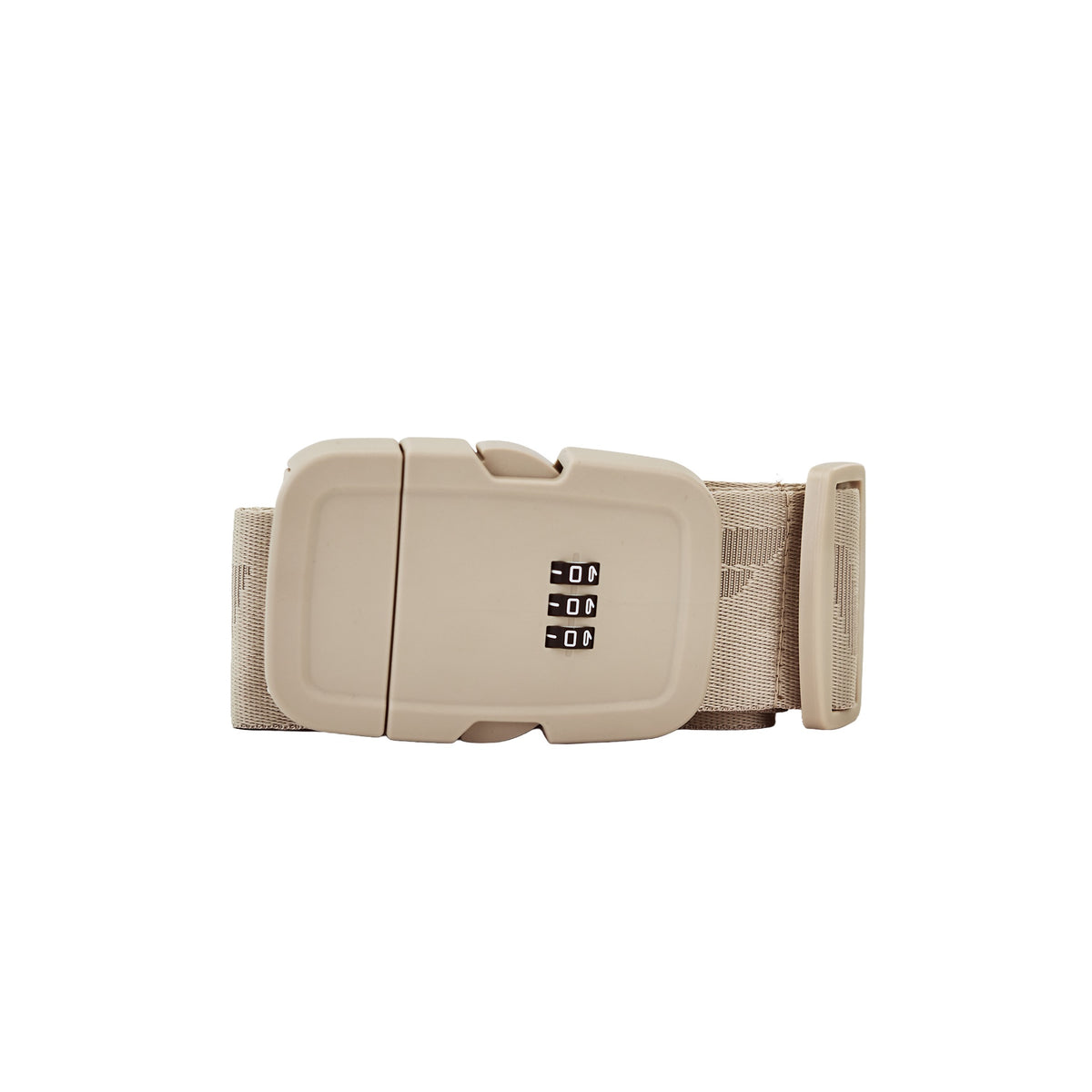 Pas zabezpieczający bagaż z zamkiem szyfrowym WINGS BEIGE