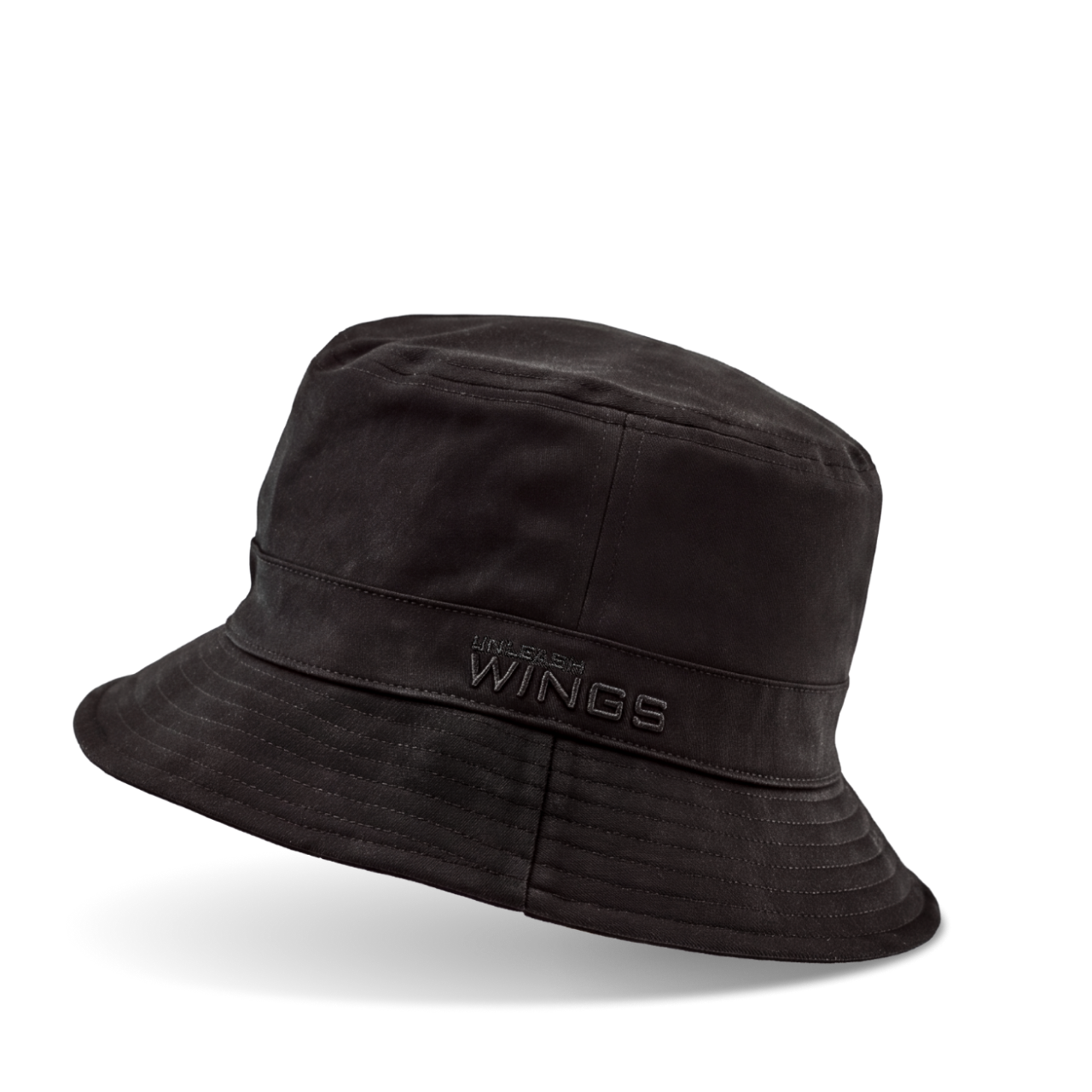 Bucket Hat WINGS UNLEASH bawełniany kapelusz BLACK