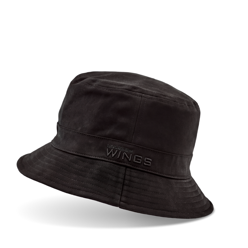 Bucket Hat WINGS UNLEASH bawełniany kapelusz BLACK