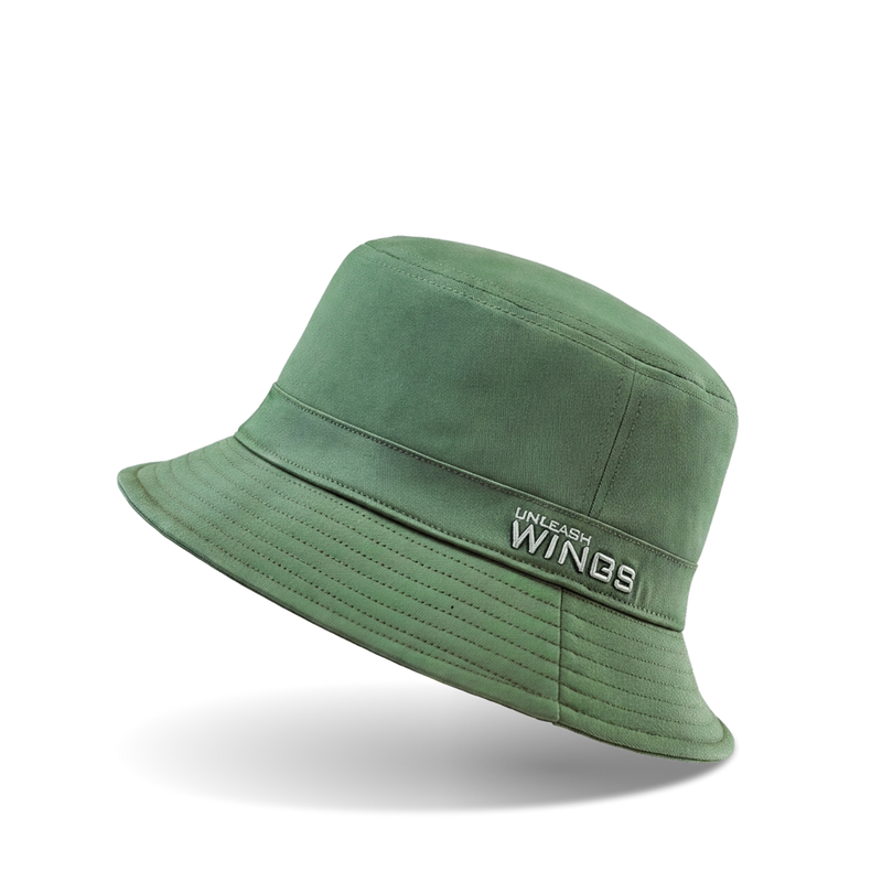 Bucket Hat WINGS UNLEASH bawełniany kapelusz ARMY GREEN