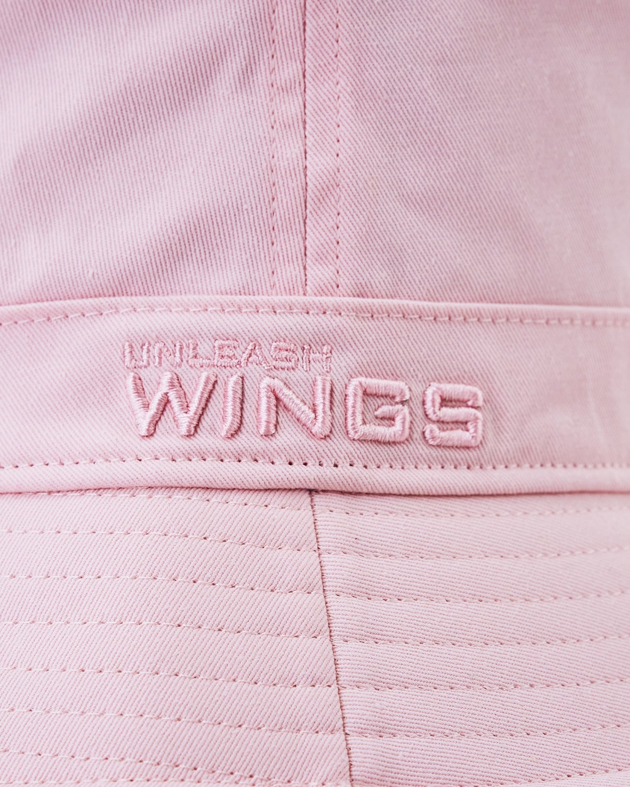 Bucket Hat WINGS UNLEASH bawełniany kapelusz PINK