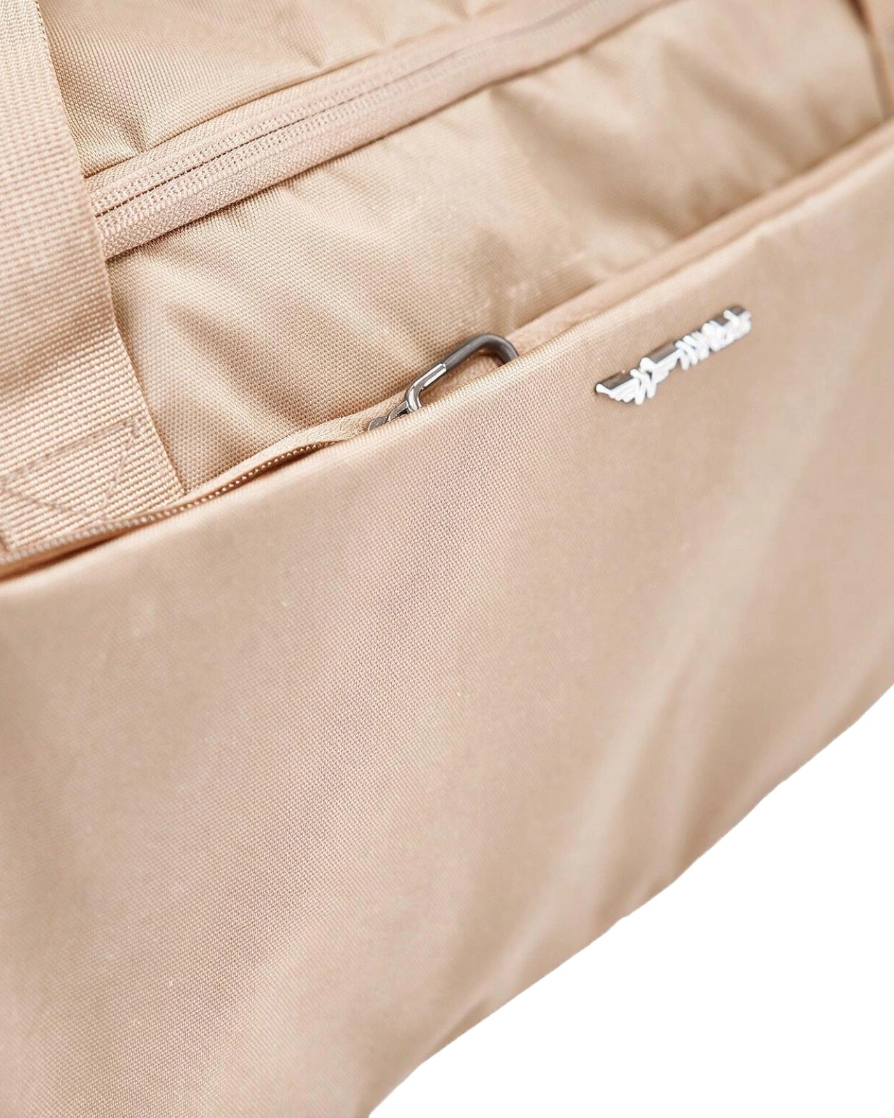 Torba sportowa WINGS podróżna na siłownię z kieszenią na obuwie BEIGE