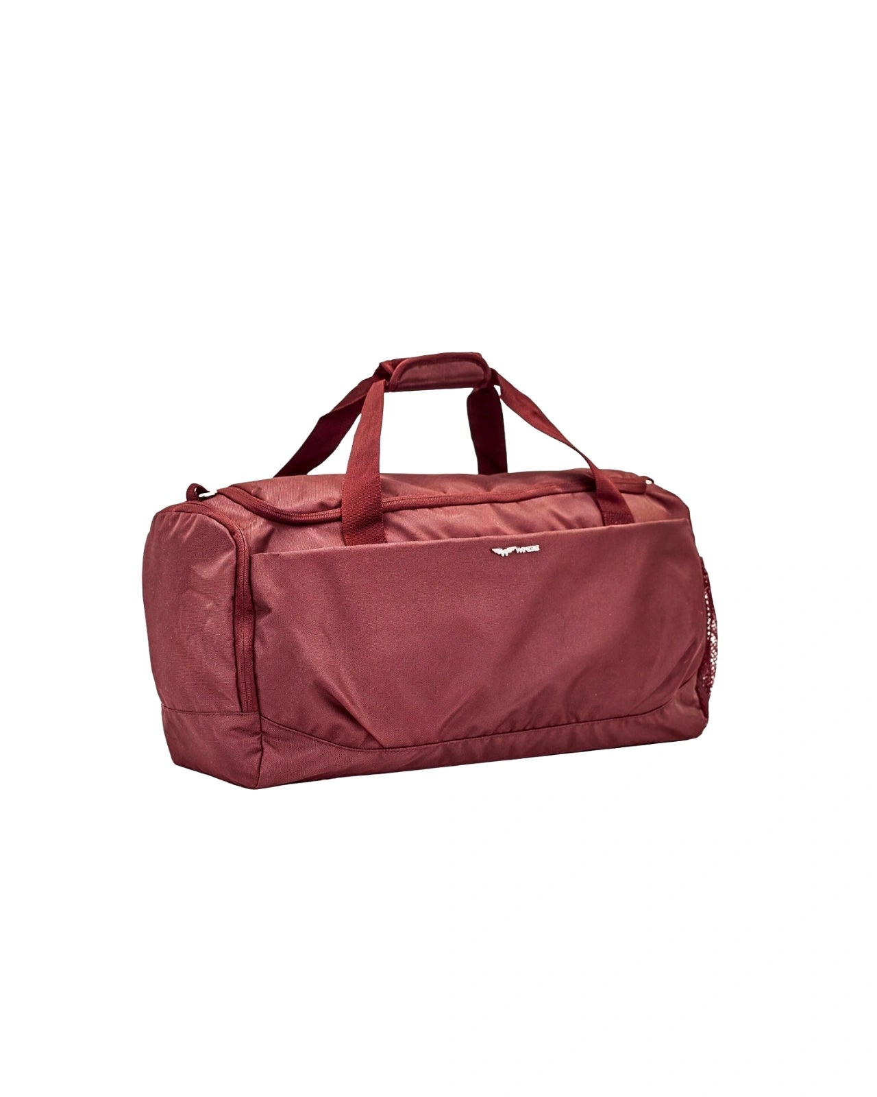 Torba sportowa WINGS podróżna na siłownię z kieszenią na obuwie MAROON