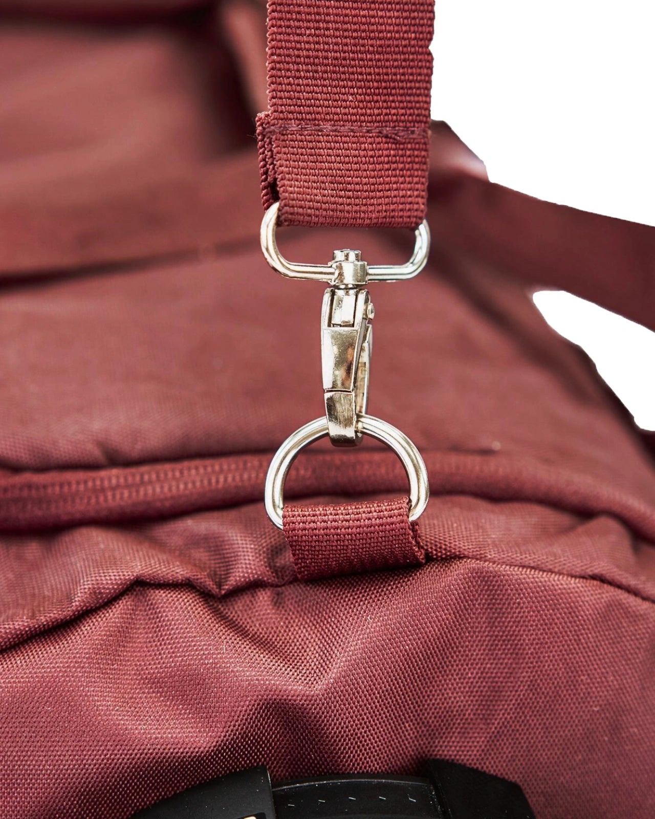 Torba sportowa WINGS podróżna na siłownię z kieszenią na obuwie MAROON