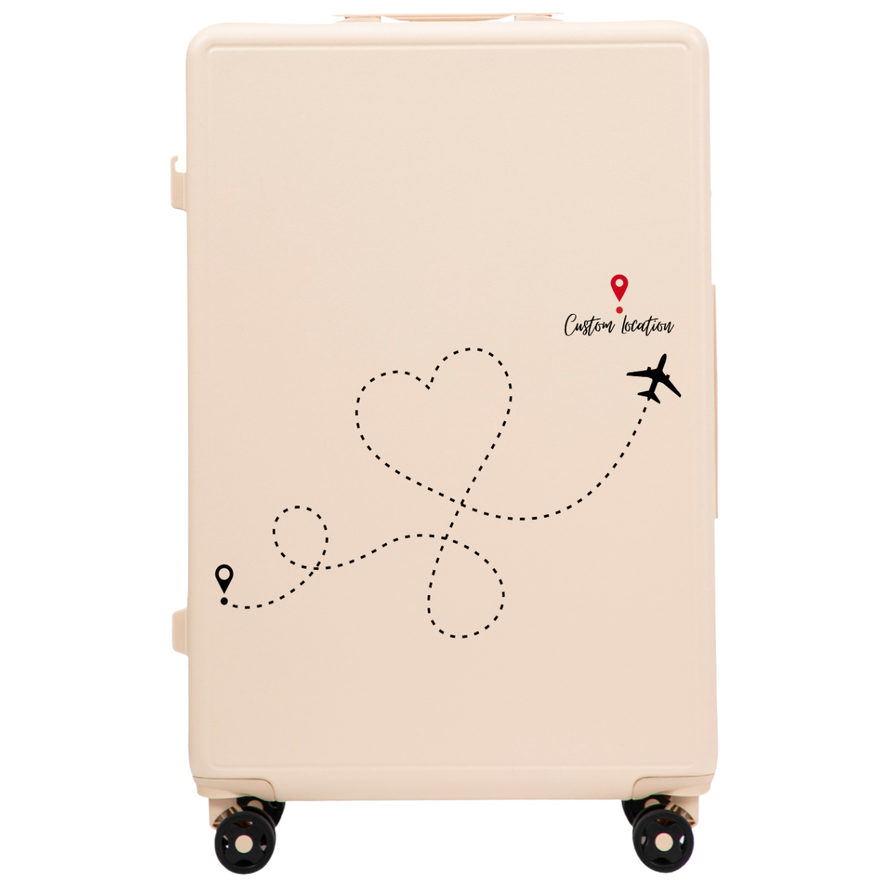 Walizka duża Wings ABS+ 28" Customized DIRTY WHITE TRAVEL
