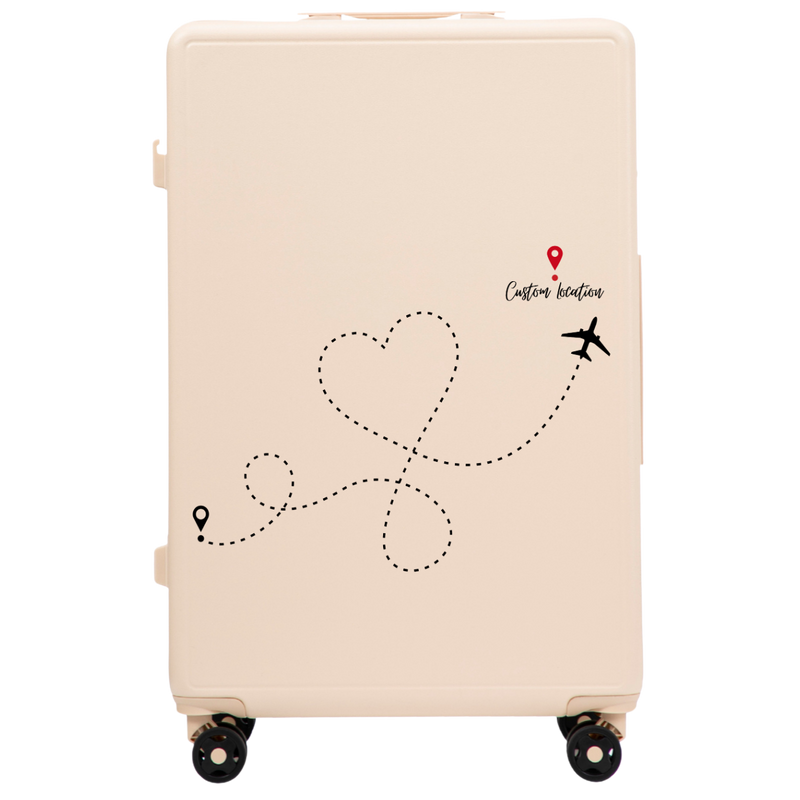 Walizka duża Wings ABS+ 28" Customized DIRTY WHITE TRAVEL